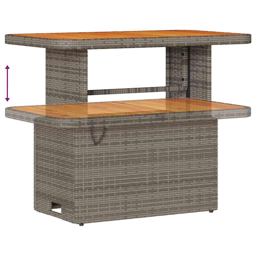 Garten-Sofa-Set 12 pcs Grau 90 x 55 x 71 cm Poly-Rattan